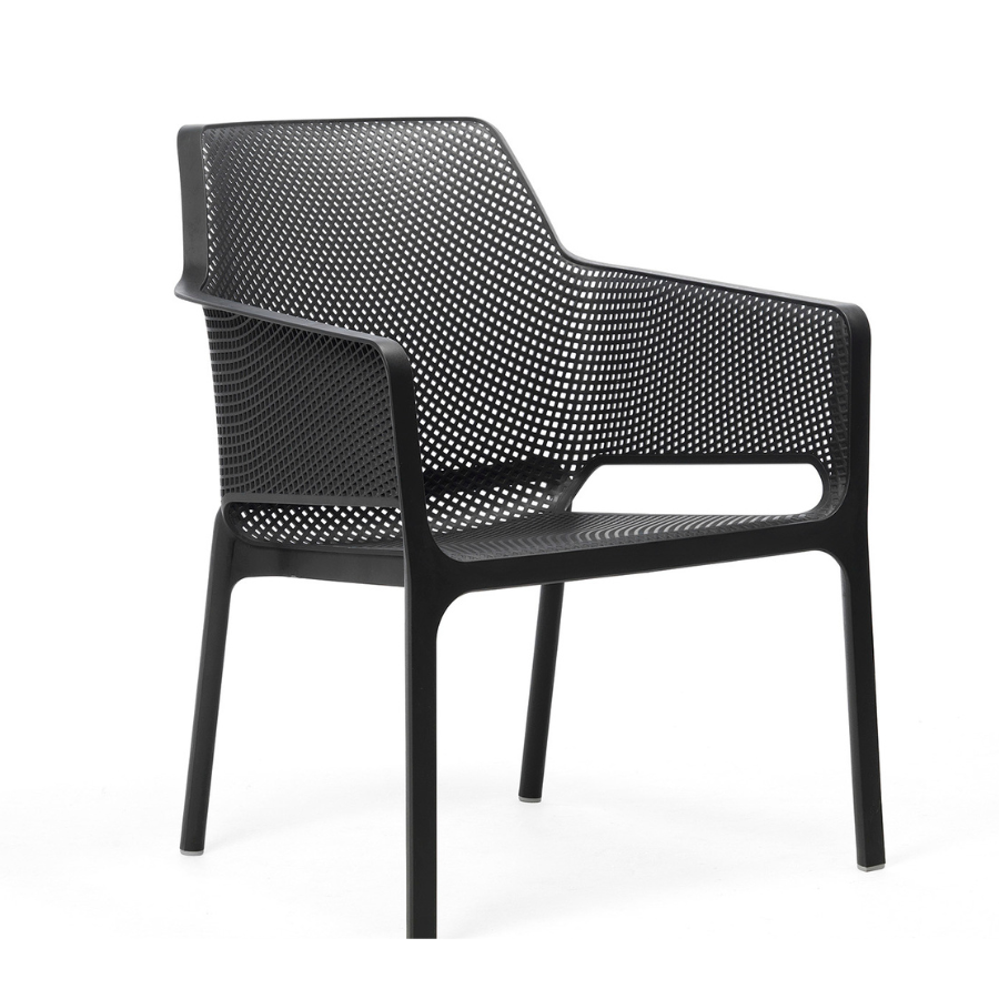 NARDI NET RELAX Szürke minimalista Műanyag kültéri szék