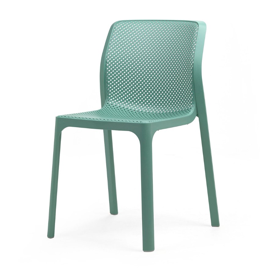 NARDI BIT Türkiz minimalista Műanyag kültéri szék