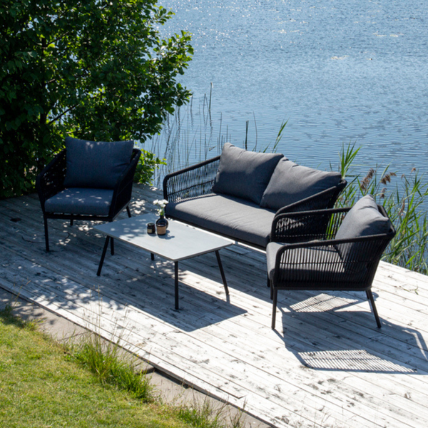 VD LINDA Szürke design Kültéri lounge bútor