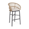 BT LASVEGAS Bézs design Polirattan kültéri bárszék