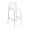 NARDI DOGA STOOL Fehér modern Műanyag kültéri bárszék