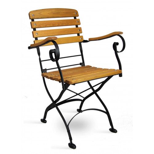 RO FRANCE P Barna klasszikus Fa kültéri szék