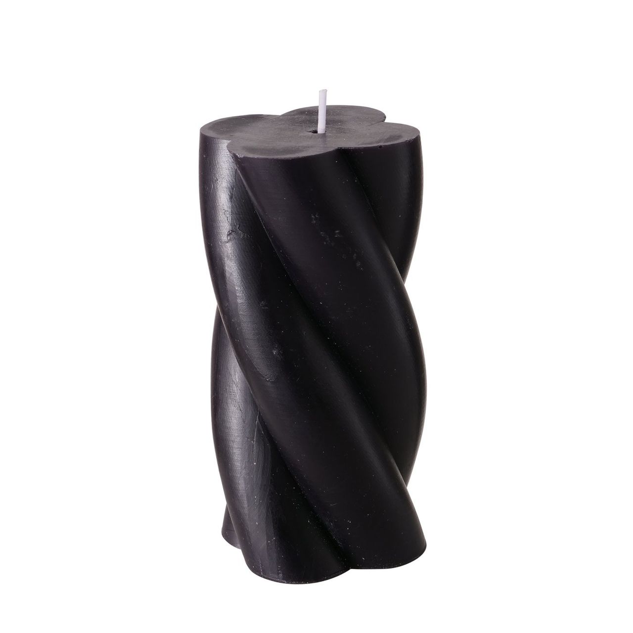 B TWISTER CANDLE Fekete modern Asztali dekoráció
