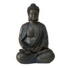 B BUDDHA  FIGURINE Fekete design Asztali dekoráció