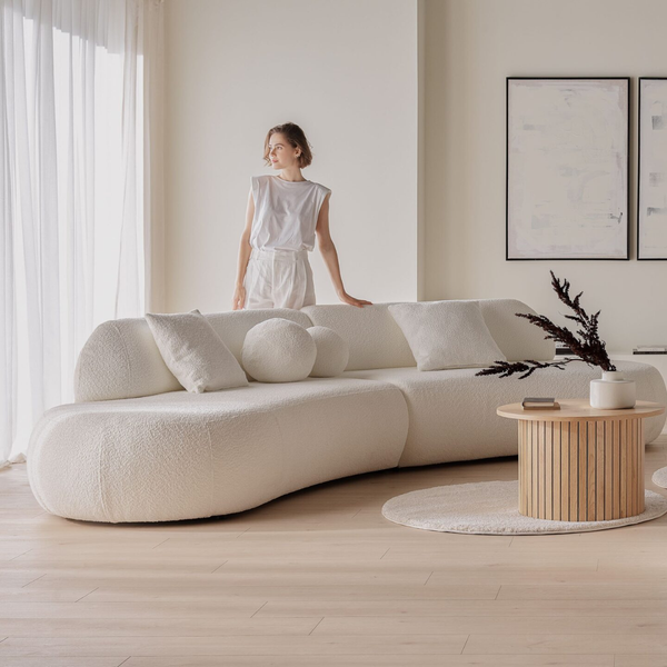 PZ HAVEN Bézs design Beltéri kanapé