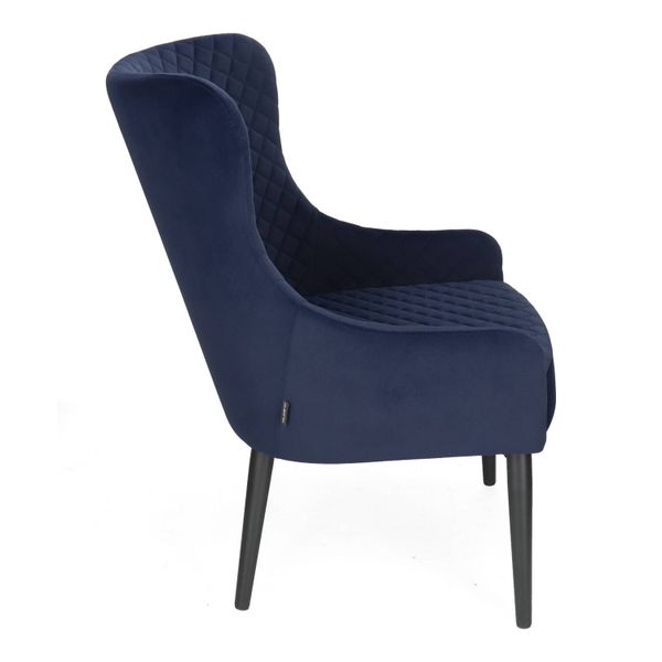DL CRYSTAL Kék vintage Kárpitos beltéri fotel