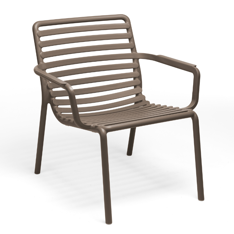 NARDI DOGA RELAX Barna design Műanyag kültéri szék