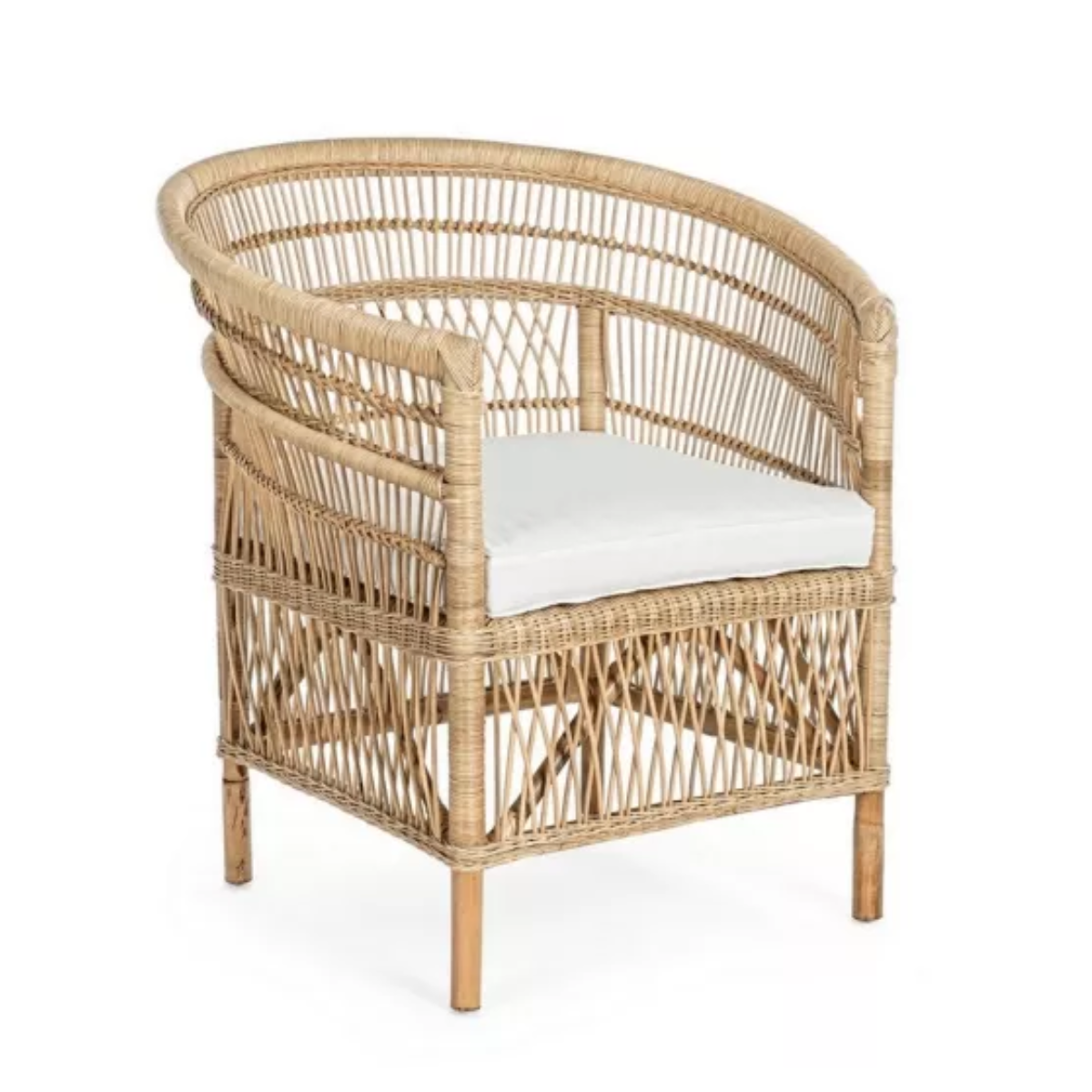 BT SOFI BEMUTATÓDARAB Natúr elegáns Rattan kültéri fotel