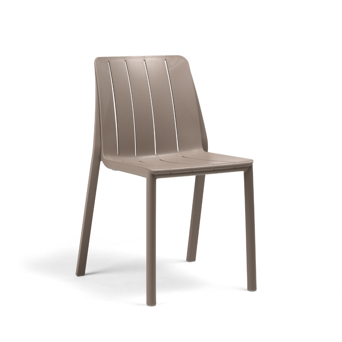 NARDI TIBERINA BISTROT Taupe design Műanyag kültéri szék