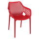 ST AIR XL Piros modern Műanyag kültéri szék