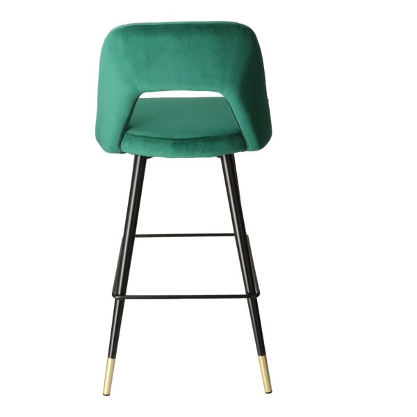 DL FANNY Zöld design Kárpitos beltéri bárszék
