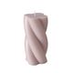 B TWISTER CANDLE Rózsaszín modern Asztali dekoráció