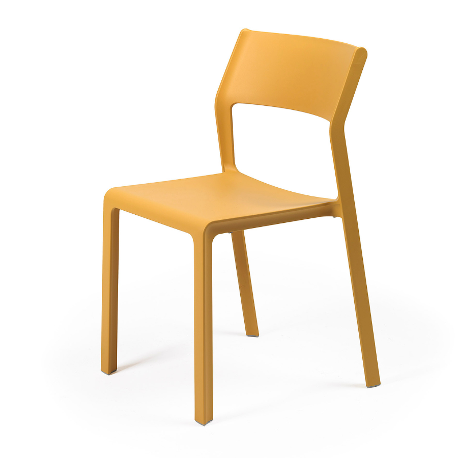 NARDI TRILL BISTROT Sárga minimalista Műanyag kültéri szék