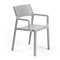 NARDI TRILL ARMCHAIR Szürke minimalista Műanyag kültéri szék