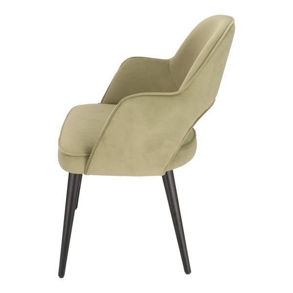T MIKE OLIVE Zöld design, elegáns Kárpitos beltéri szék