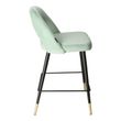 DL FANNY MINT Zöld design, elegáns Kárpitos beltéri bárszék
