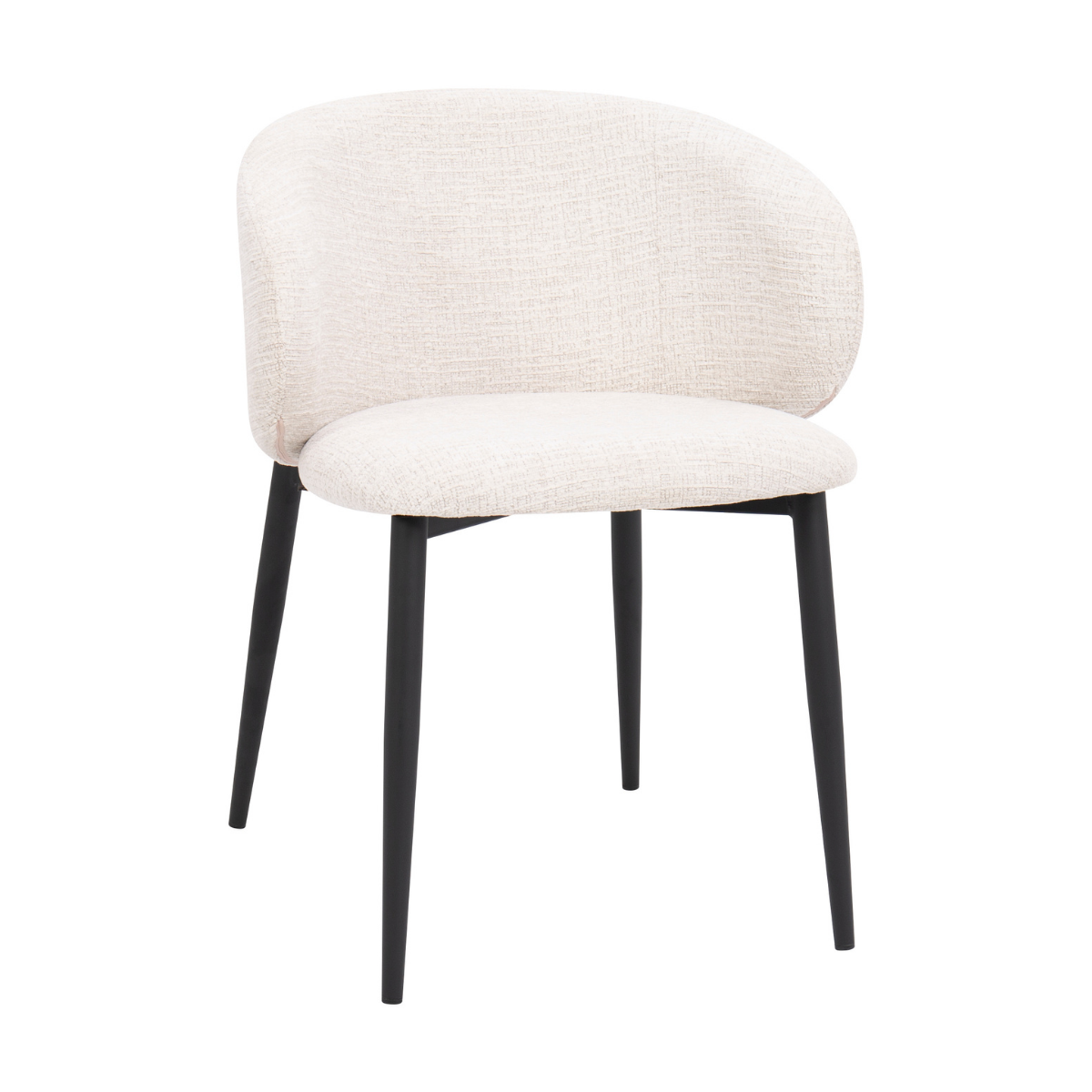 DL POLAR P PEARL Fehér design Kárpitos beltéri szék