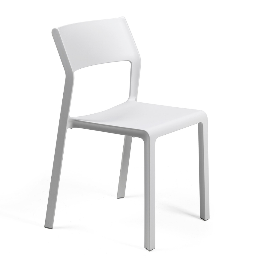 NARDI TRILL BISTROT Fehér minimalista Műanyag kültéri szék