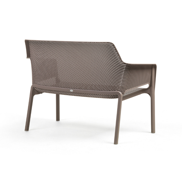 NARDI NET BENCH Taupe modern Kültéri pad