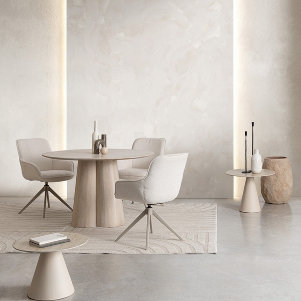 BT NASARO Fa design Beltéri komplett asztal