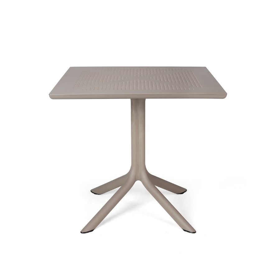 NARDI CLIP 70 Taupe modern Kültéri komplett asztal