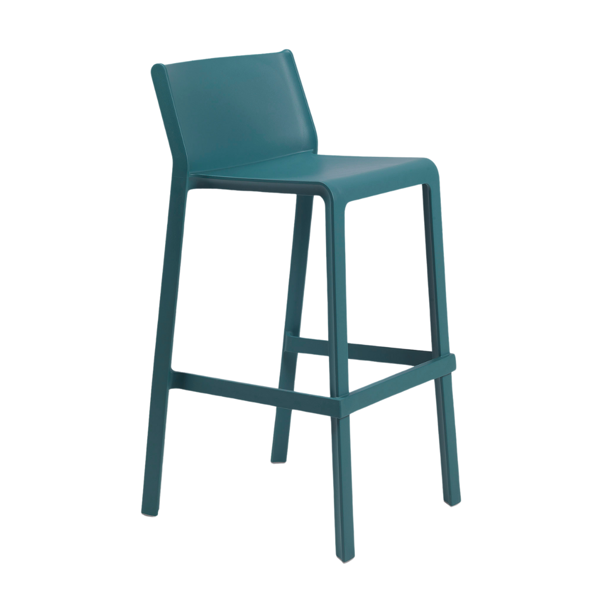 NARDI TRILL STOOL Kék design Műanyag kültéri bárszék