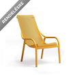 NARDI NET LOUNGE Sárga design Műanyag kültéri szék