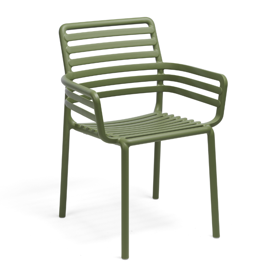 NARDI DOGA Zöld design Műanyag kültéri szék