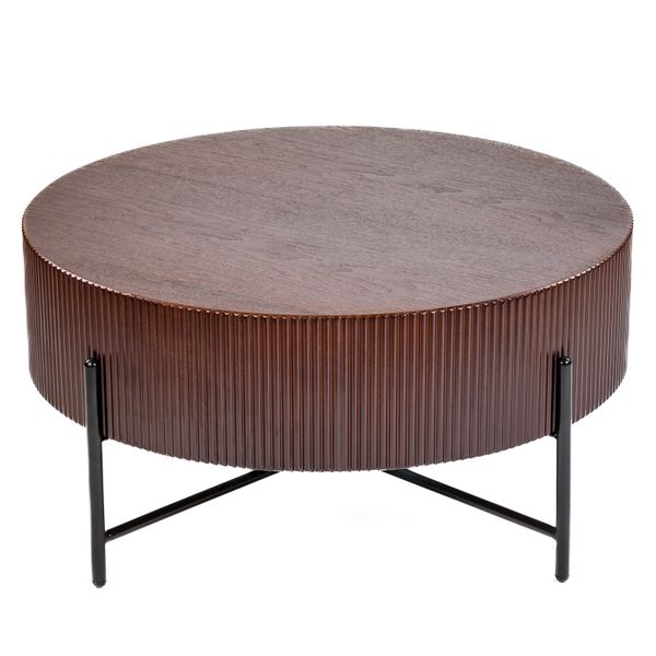 DL DUTTY Barna design Dohányzóasztal