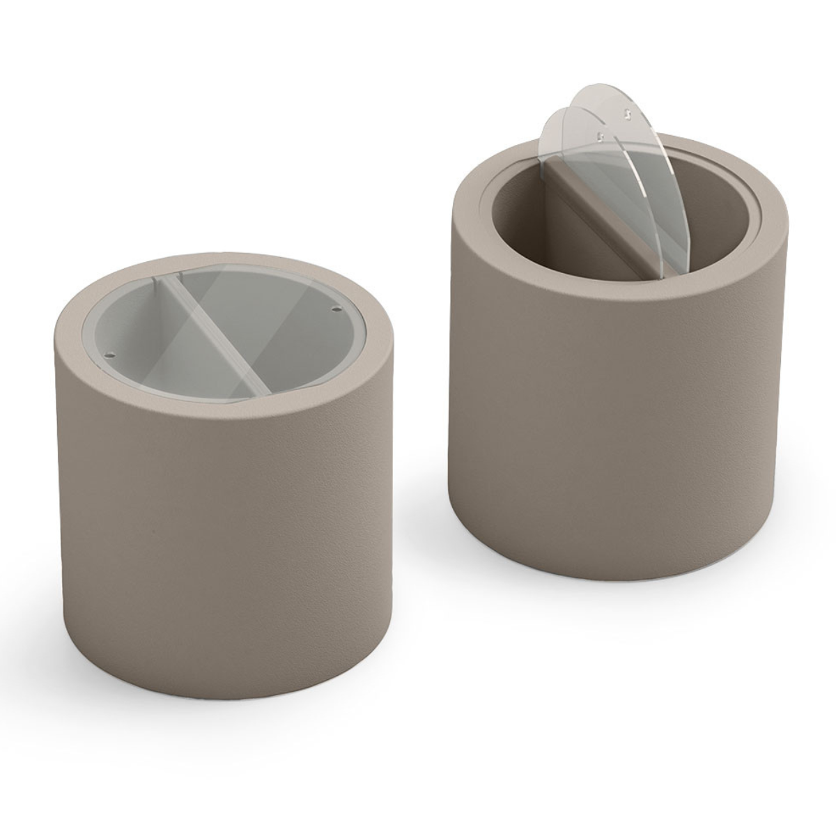 LX BROCK PARTY STORAGE  Bézs design Lerakóasztal