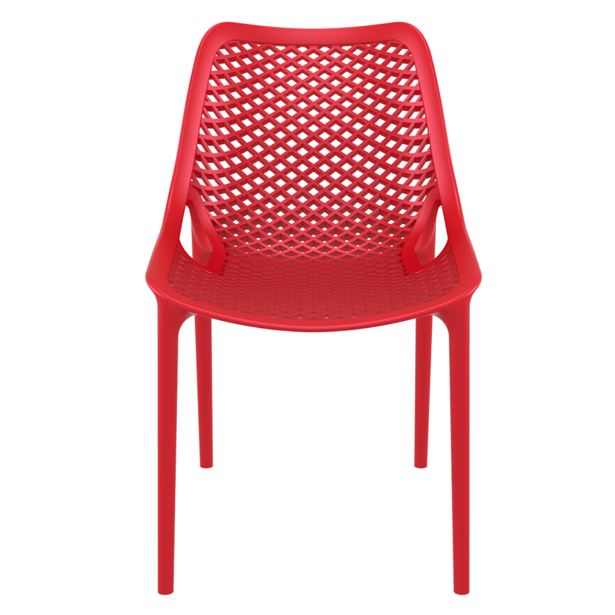 ST AIR Piros modern Műanyag kültéri szék