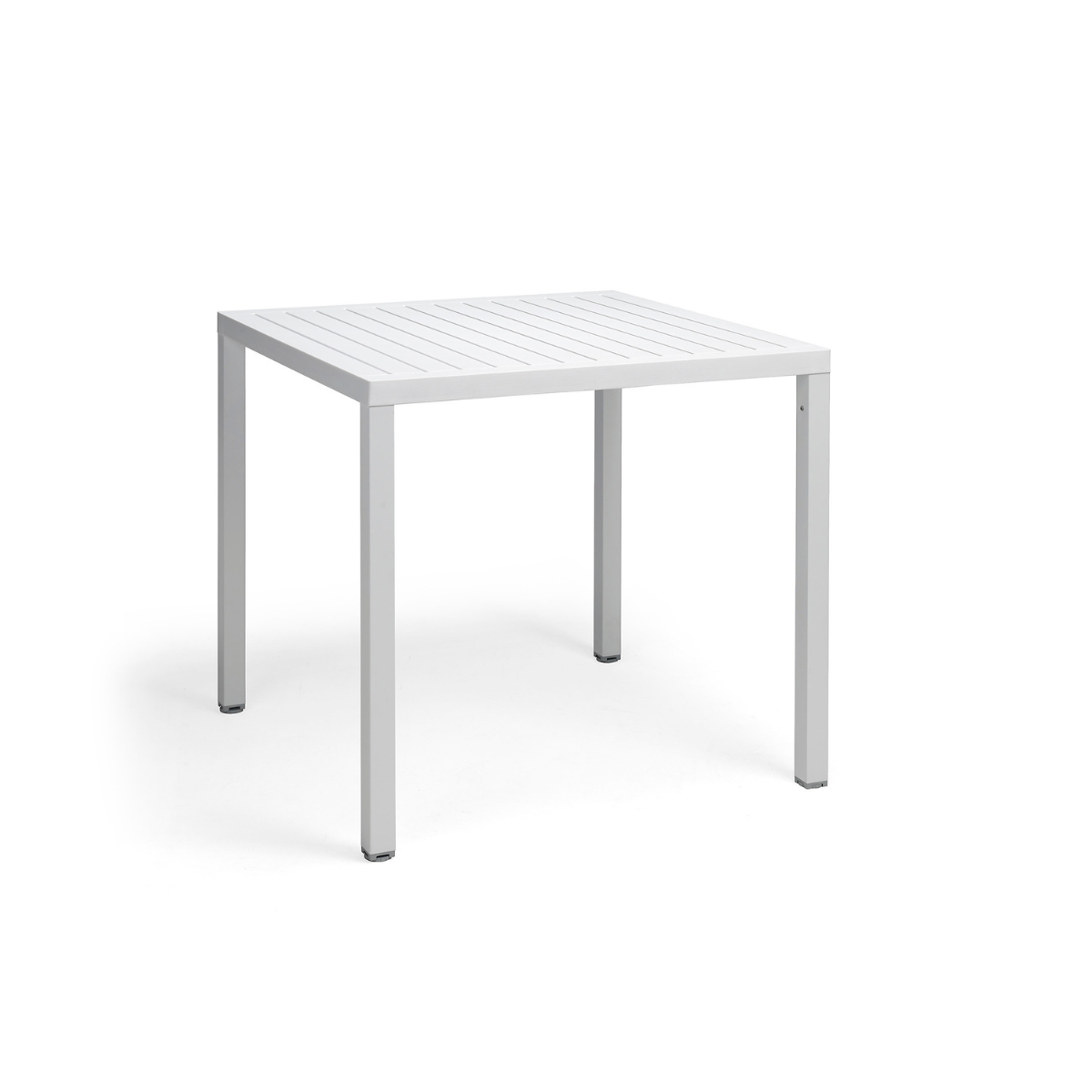 NARDI CUBE 80 Fehér modern Kültéri komplett asztal