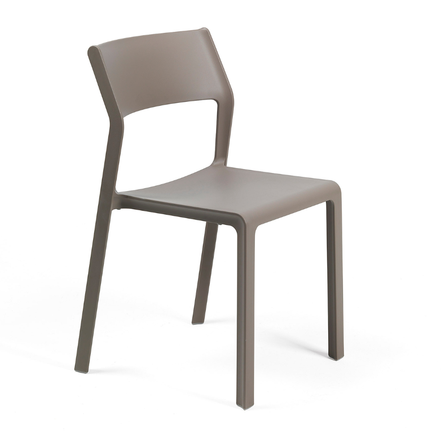 NARDI TRILL BISTROT Taupe minimalista Műanyag kültéri szék