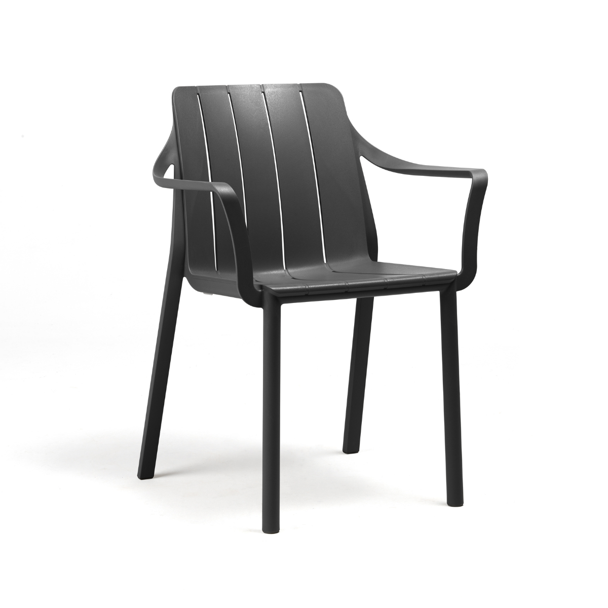 NARDI TIBERINA Szürke design Műanyag kültéri szék