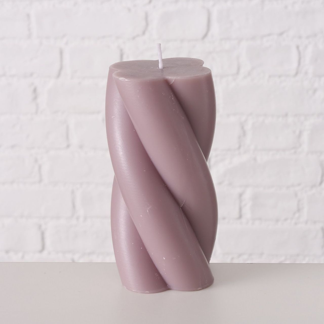 B TWISTER CANDLE Lila modern Asztali dekoráció