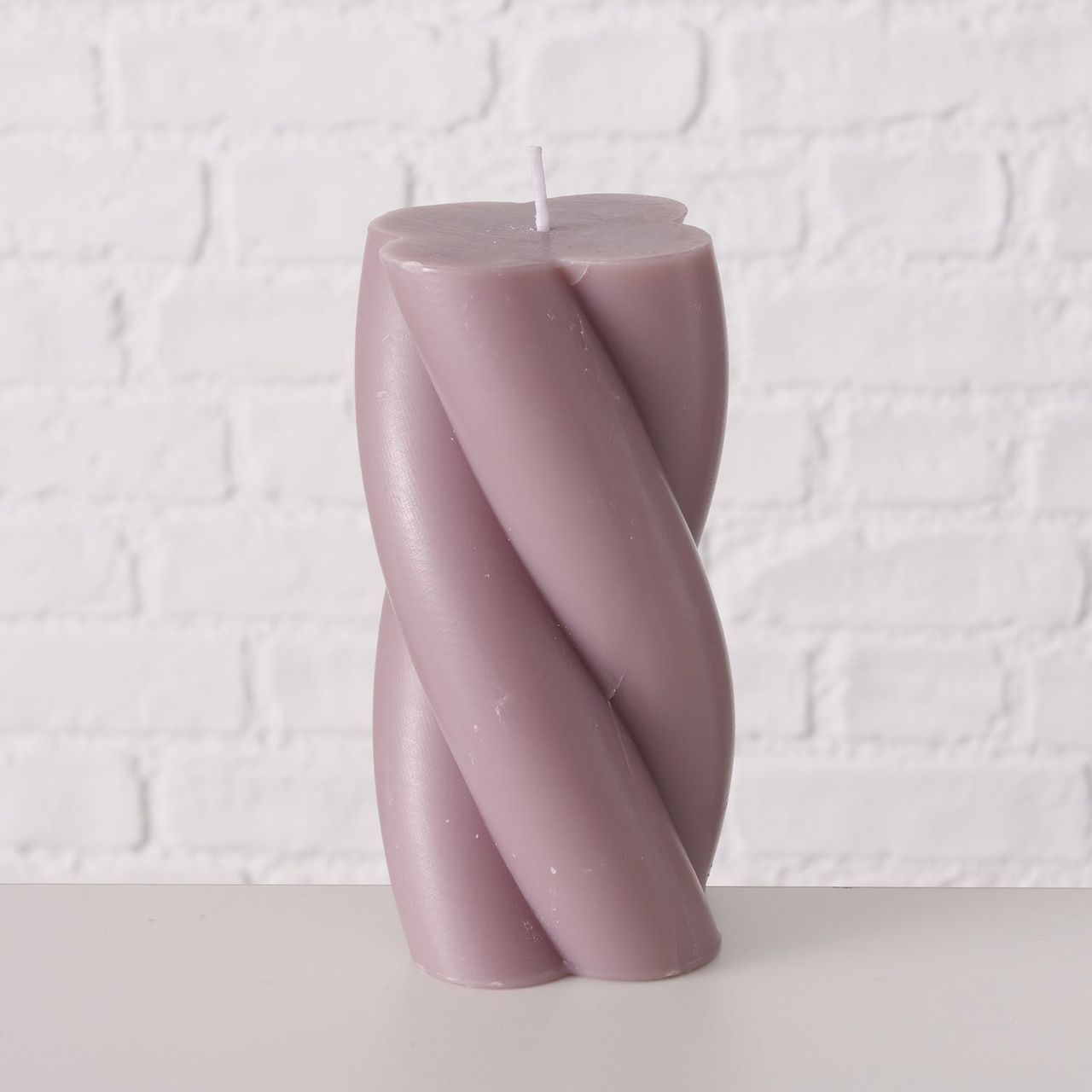 B TWISTER CANDLE Lila modern Asztali dekoráció