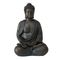 B BUDDHA  FIGURINE Fekete design Asztali dekoráció