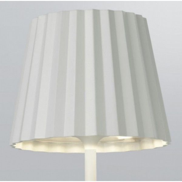 OS BELL Fehér minimalista Kültéri asztali lámpa