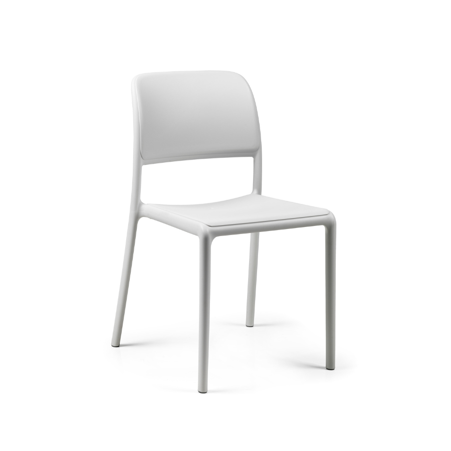 NARDI RIVA BISTROT Fehér minimalista Műanyag kültéri szék