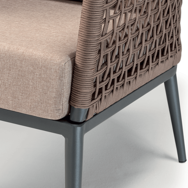 GR CUBA/2 Barna design Kültéri lounge szett