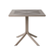NARDI CLIPX 70 Taupe minimalista Kültéri komplett asztal