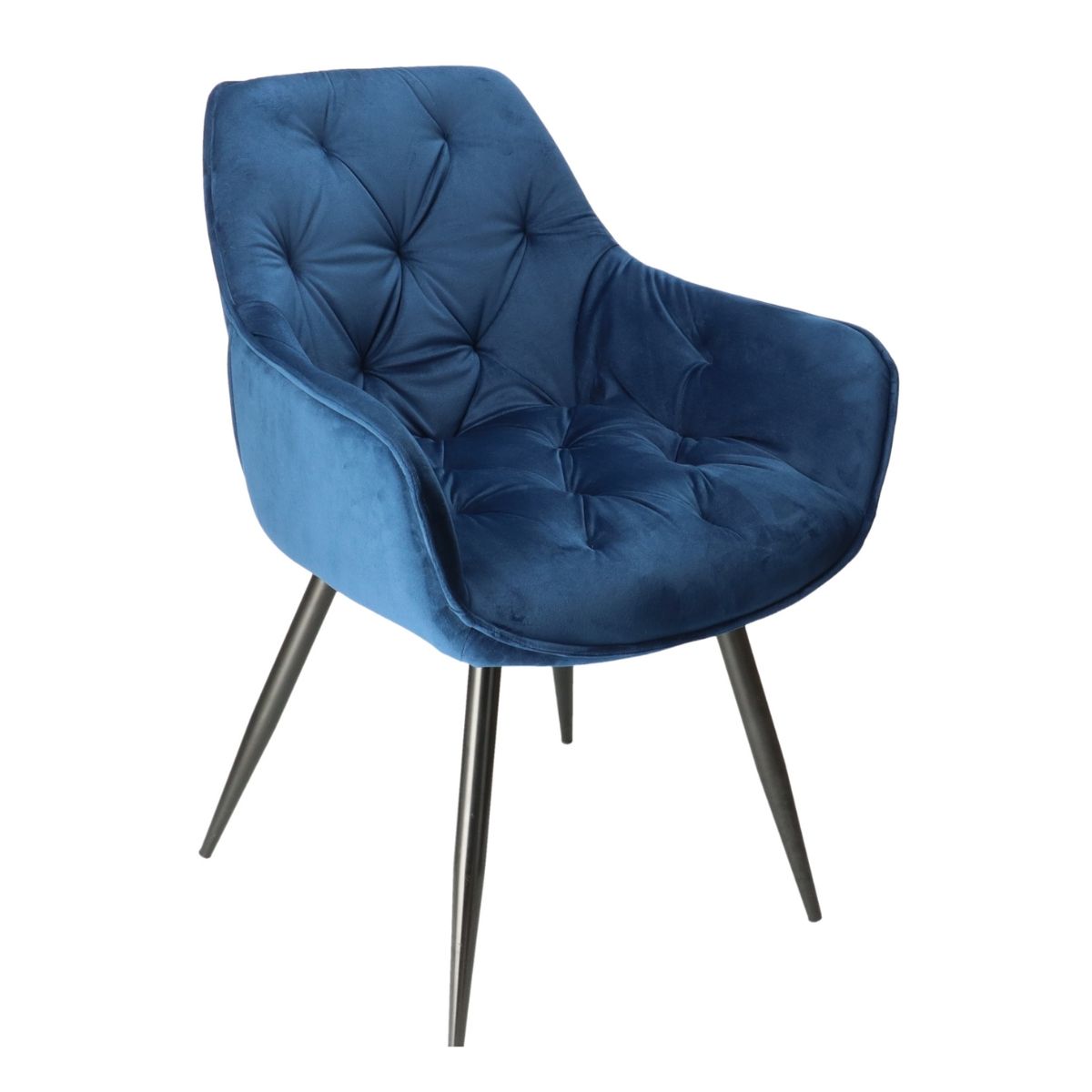 DL CHERRY Kék design, elegáns Kárpitos beltéri szék