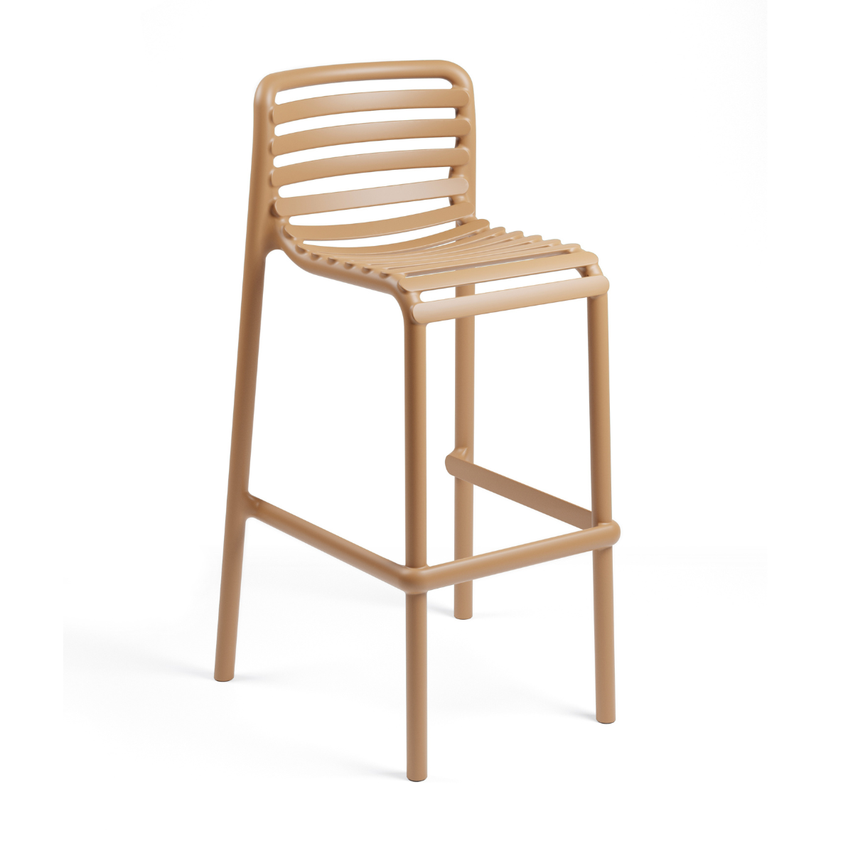 NARDI DOGA STOOL Bézs modern Műanyag kültéri bárszék