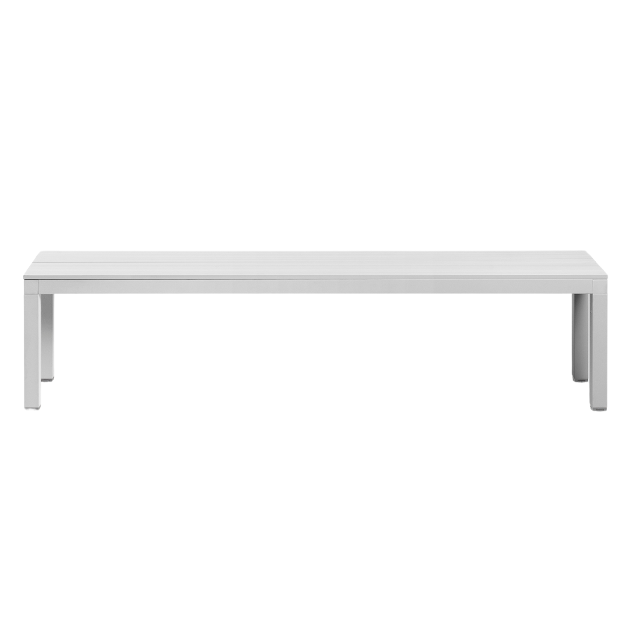 NARDI RIO BENCH ALU Fehér minimalista Pad