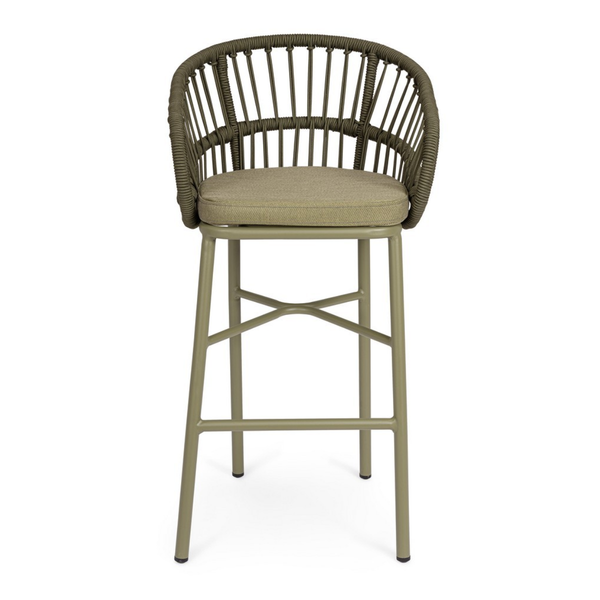 BT LASVEGAS Oliva design Polirattan kültéri bárszék