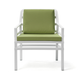 NARDI ARIA POLTRONA Fehér, Zöld design Kültéri fotel