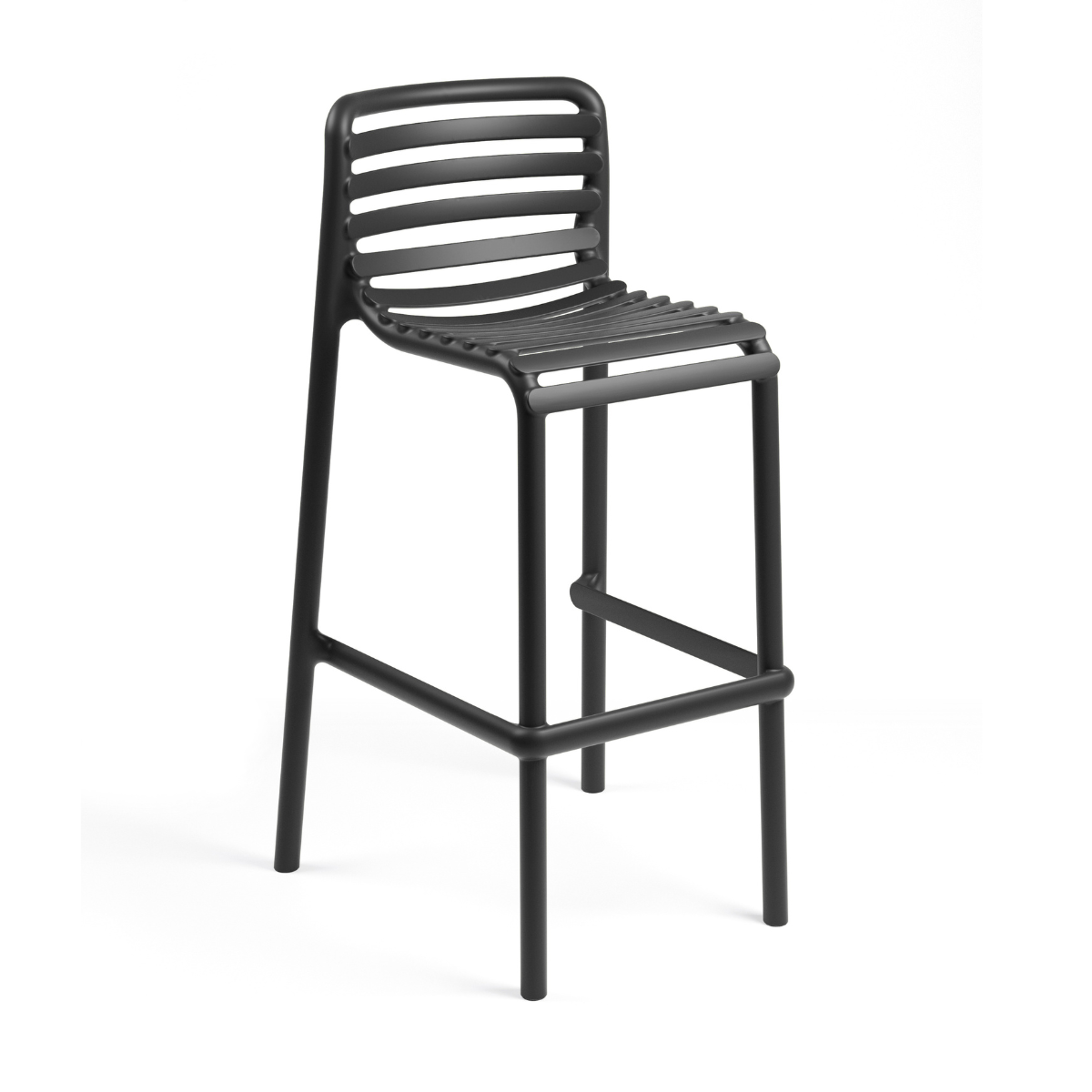 NARDI DOGA STOOL Szürke modern Műanyag kültéri bárszék