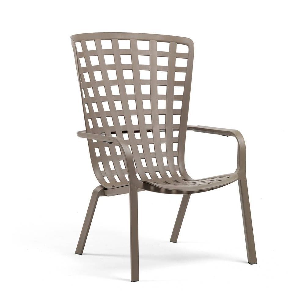 NARDI FOLIO  Fehér modern Műanyag kültéri szék