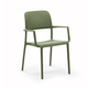 NARDI BORA Zöld klasszikus Műanyag kültéri szék