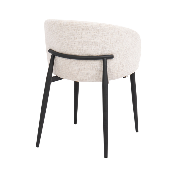 DL POLAR P PEARL Fehér design Kárpitos beltéri szék
